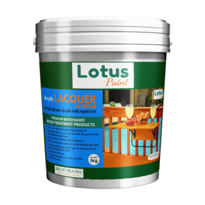 Sơn Phủ Bóng Ngoài Trời Lotus Acrylic Lacquer - Exterior