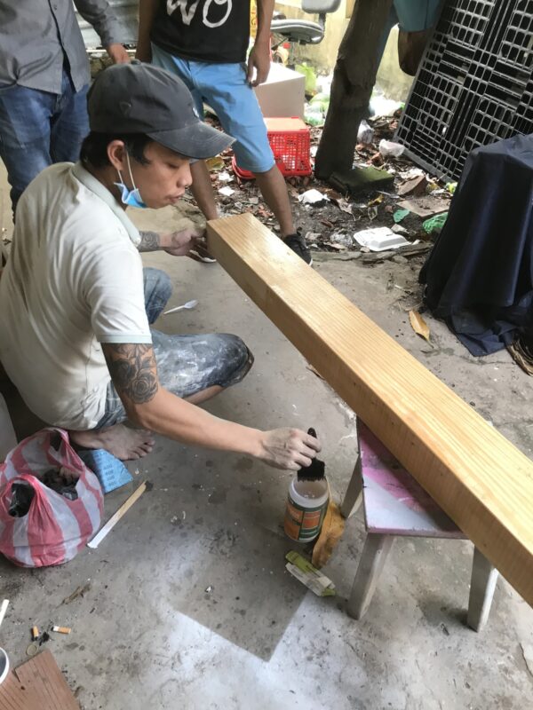 3 Sơn Phủ Bóng Gỗ Ngoại Thất Lotus Polyurethane - Exterior