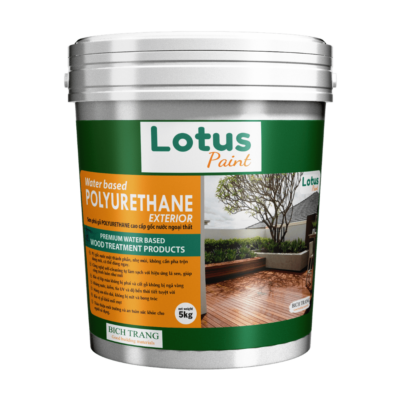 Sơn Phủ Bóng Gỗ Ngoại Thất Lotus Polyurethane - Exterior