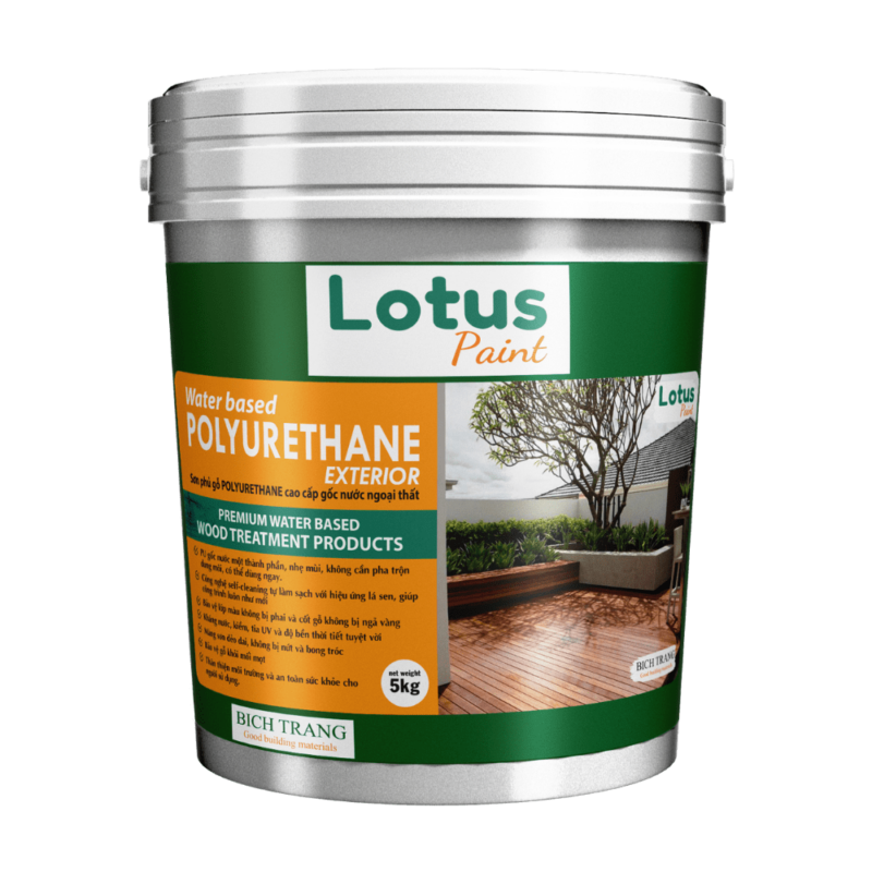 Sơn Phủ Bóng Gỗ Ngoại Thất Polyurethane Exterior