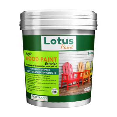 Sơn Phủ Màu Gỗ Ngoại Thất Cao Cấp Lotus Wood Paint - Exterior
