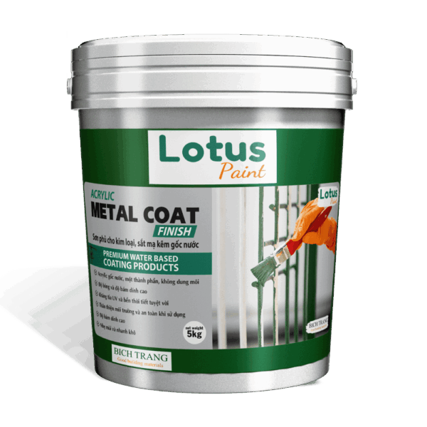 son-phu-mau-kim-loai-lotus-meta-coat-finish Sơn Phủ Màu Kim Loại, Sắt Mạ Kẽm Metal Coat Finish