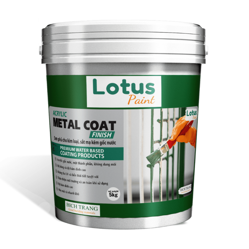 Sơn Phủ Màu Kim Loại, Sắt Mạ Kẽm Metal Coat Finish