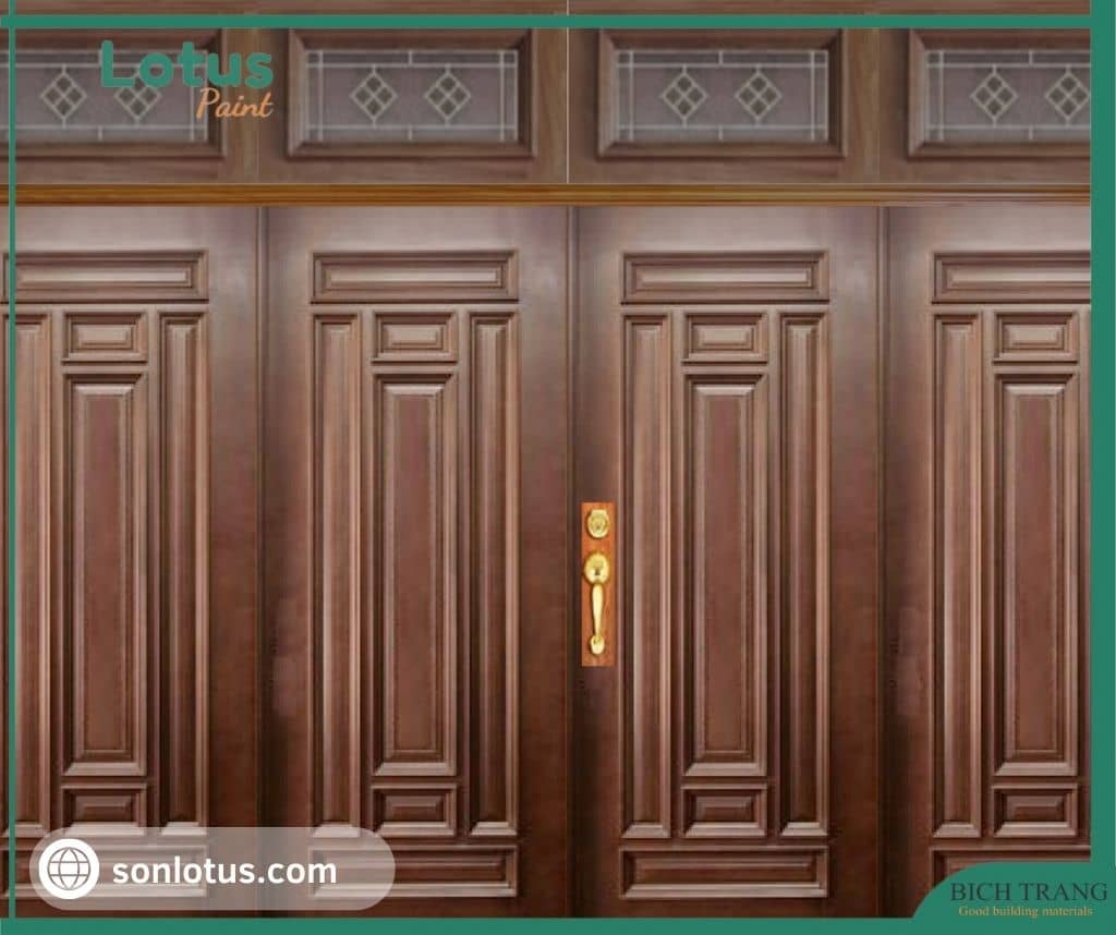 Sơn gỗ màu cánh gián