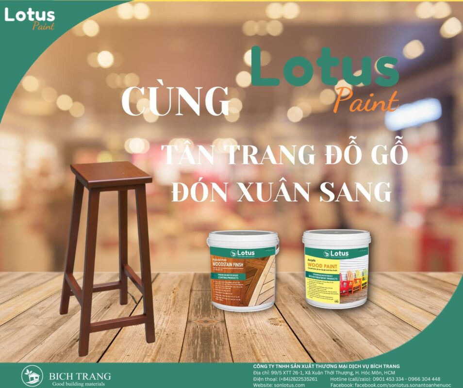 Tân trang đồ gỗ và dọn nhà đến tết nguyên đán