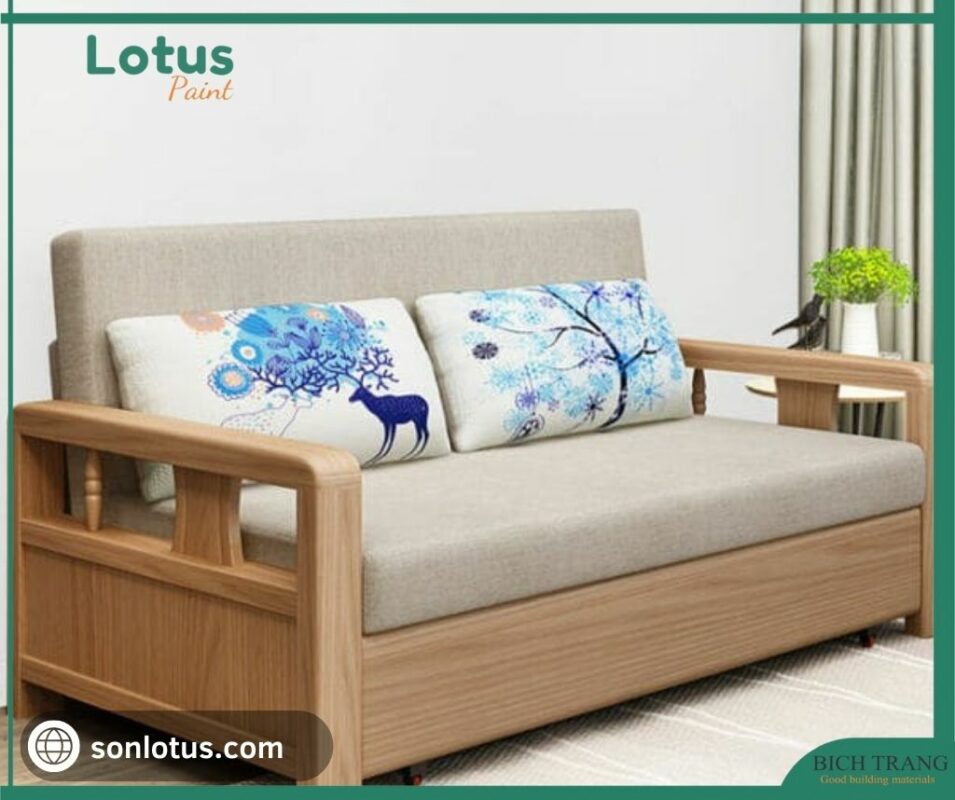 Ghế sofa phòng ngủ bằng gỗ
