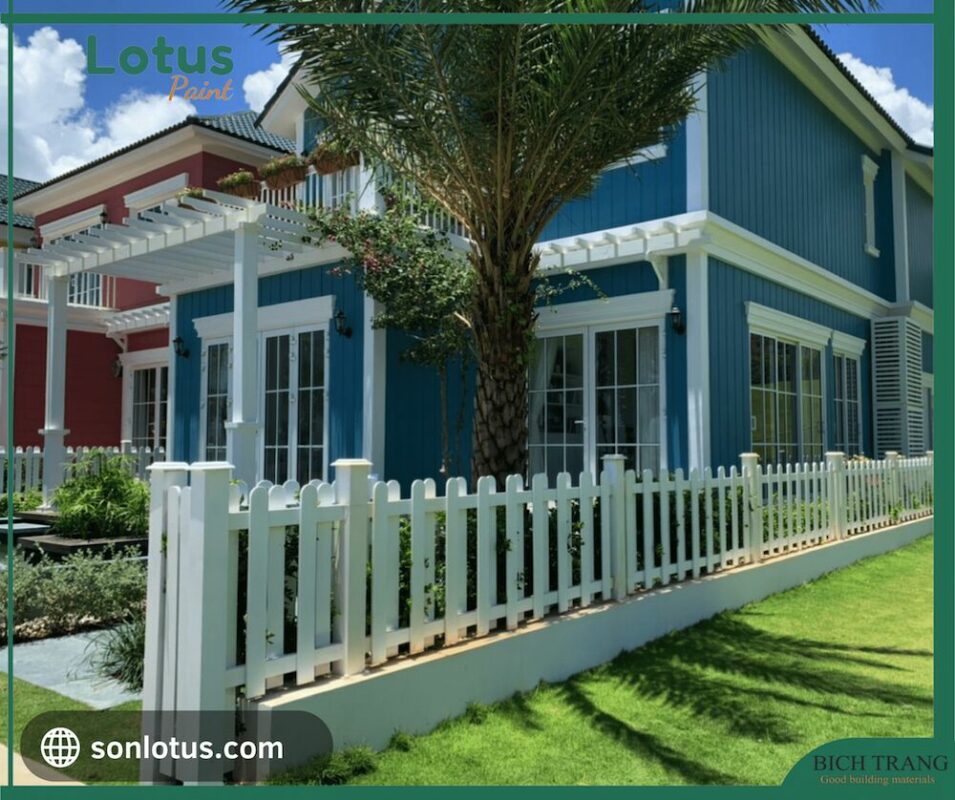 Hình ảnh thực tế công trình sử dụng sơn gỗ Lotus