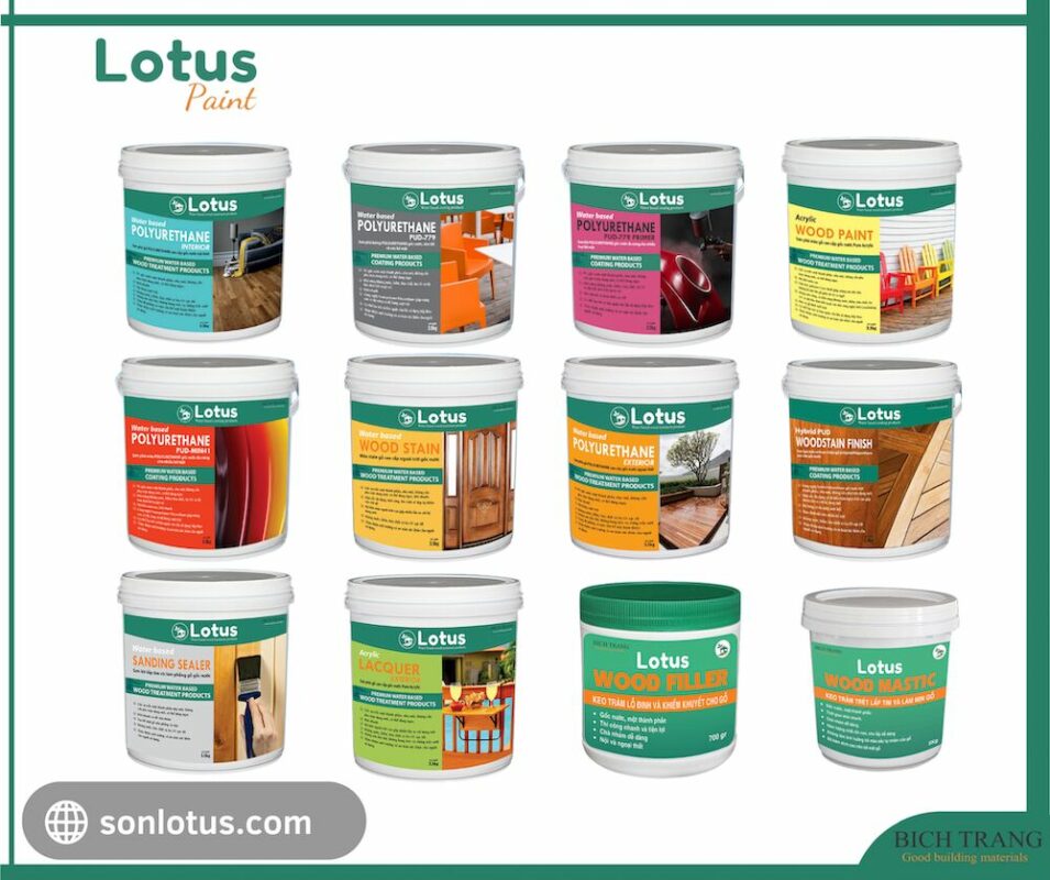 Hình ảnh sản phẩm sơn gỗ Lotus