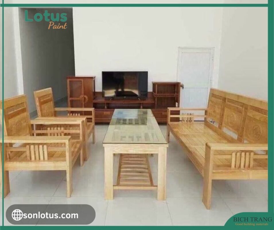 Mẫu bàn ghế gỗ Phúc Lộc Thọ