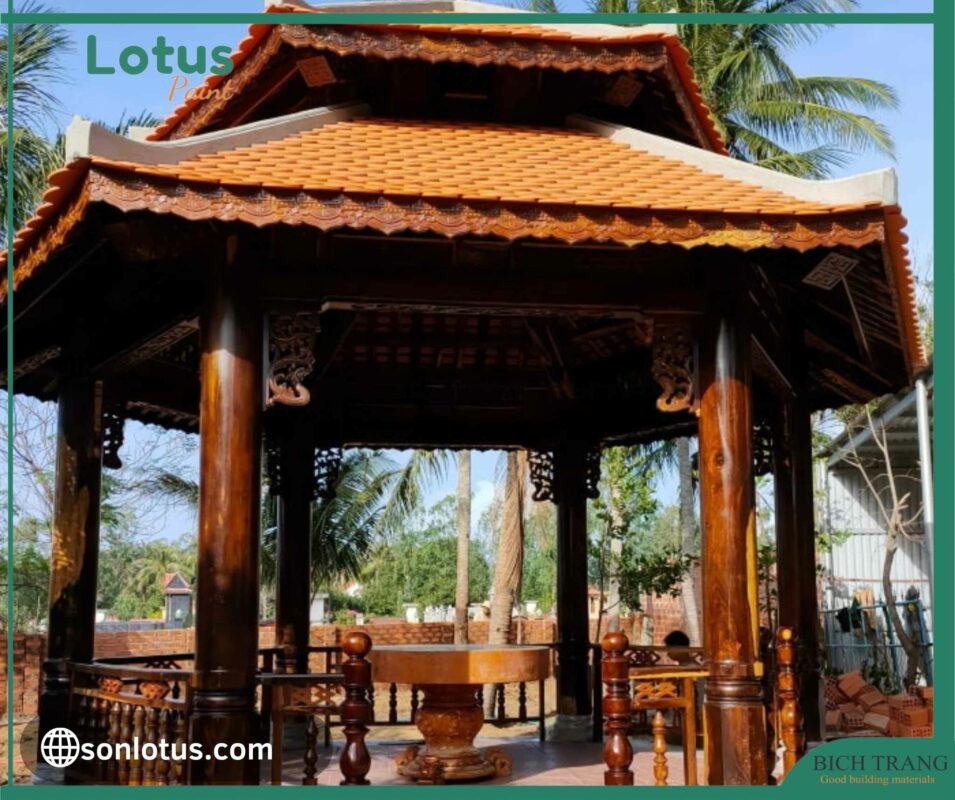 Mẫu nhà lục giác phong cách truyền thống